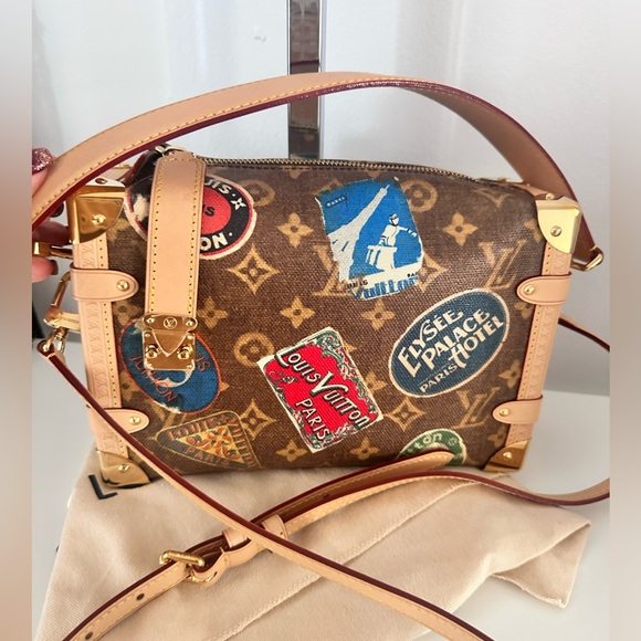 🦢Louis Vuitton Flight Mode side trunk MM BAG Collection authent 100 x LUCKY GIRL - Picture 2 of 12